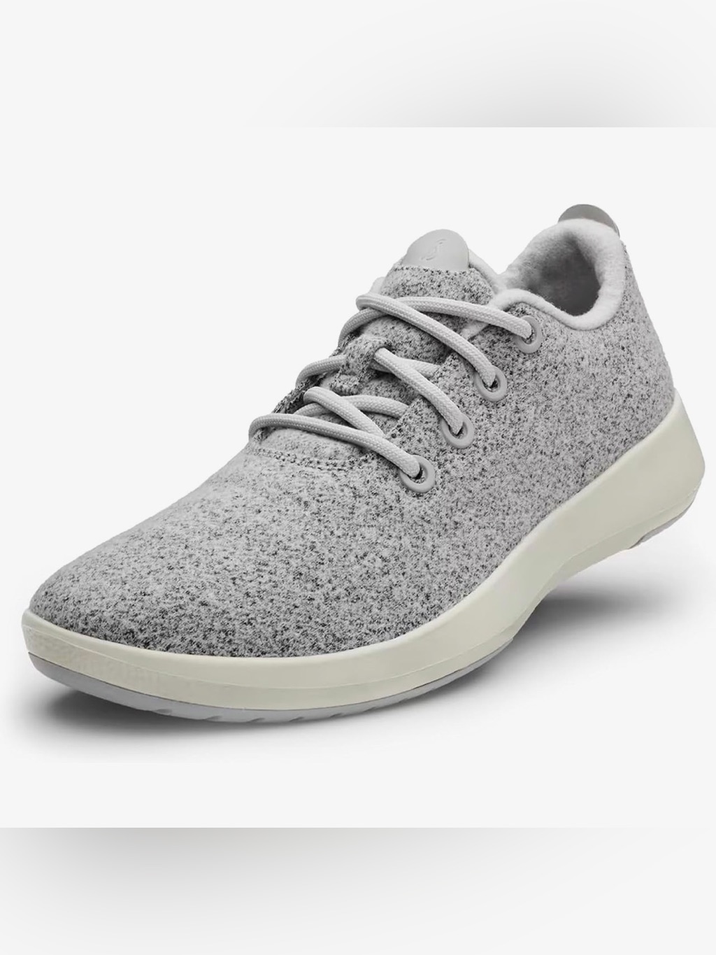Allbirds Men's Light Grey Wool Runner-Up Sneakers